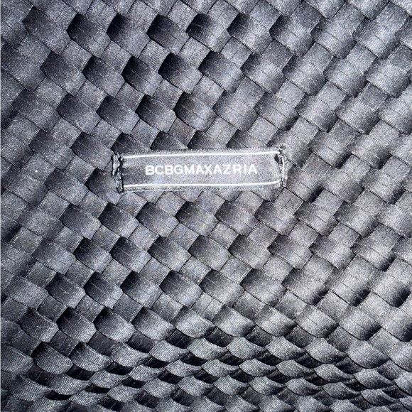 BCBGMaxAzria Black Braided Tote - Picture 7 of 11